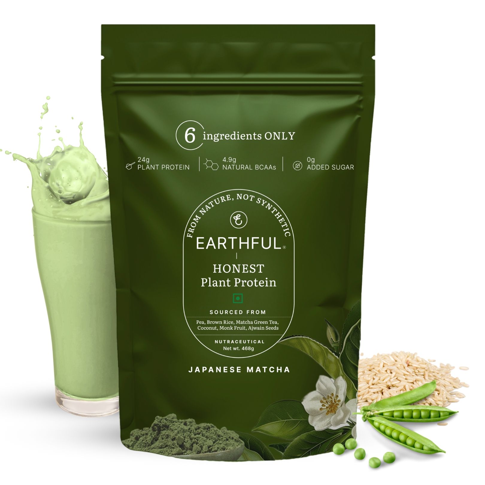 Honest Plant Protein - Japanese Matcha 468 G