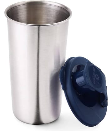 Oliveware Blue Sipper Water Bottle 400 mL ( Set of 1 )