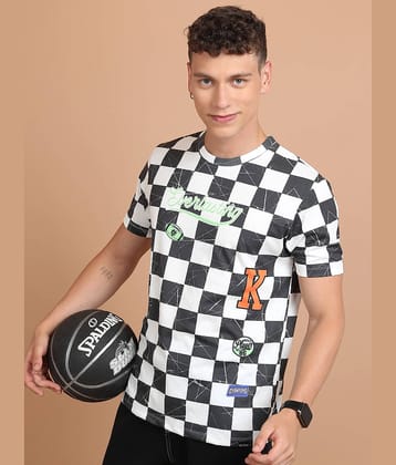 Ketch Pack of 1 Polyester Slim Fit Men's T-Shirt ( White )