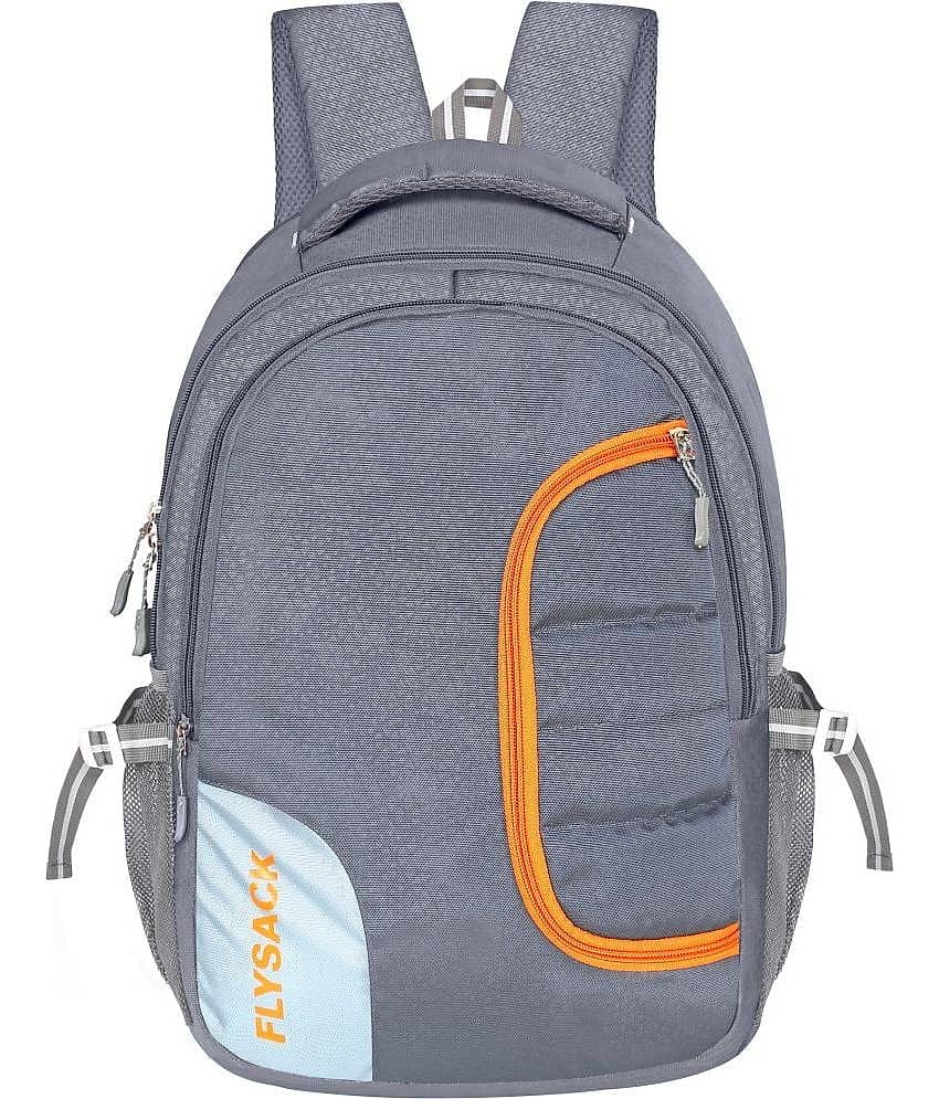 FLYSACK Silver PU Backpack ( 35 Ltrs )