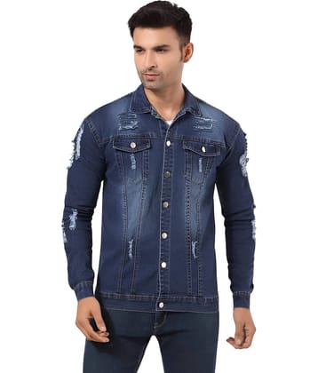 ARBIA FUNKI Denim Men's Denim Jacket - Blue ( Pack of 1 )