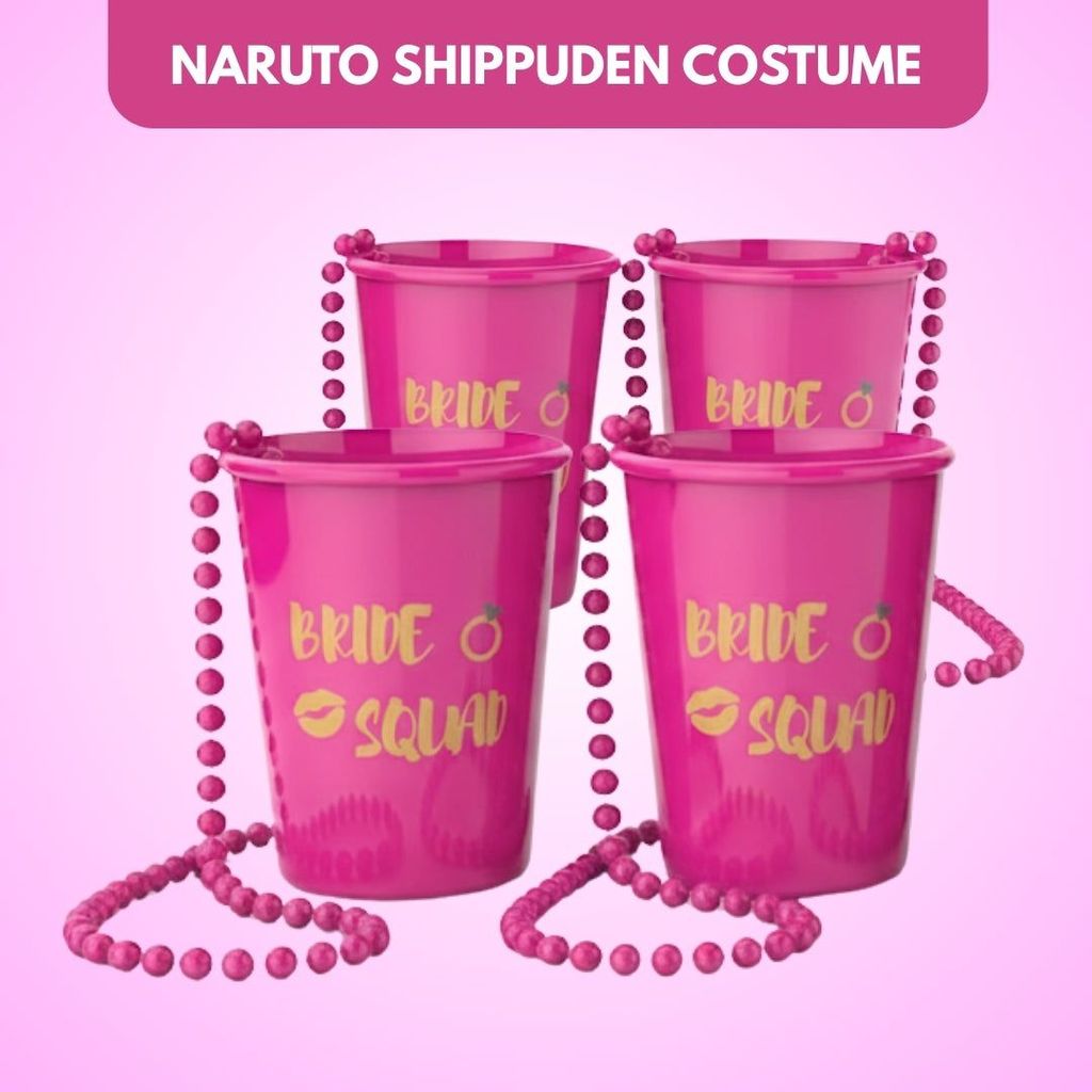 Hot Pink Shot Glass w/ Beads for Bachelorette Party - 1PC - Party and Festive Needs | Buy online on ZillyBuy