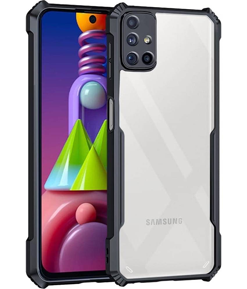 VAKIBO Plain Cases Compatible For Rubber Samsung Galaxy M51 ( Pack of 1 )