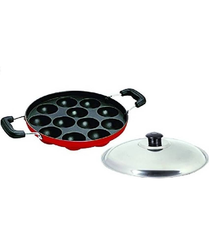 Dynore Appam 12 Regular Non Stick Aluminium Appam Patra