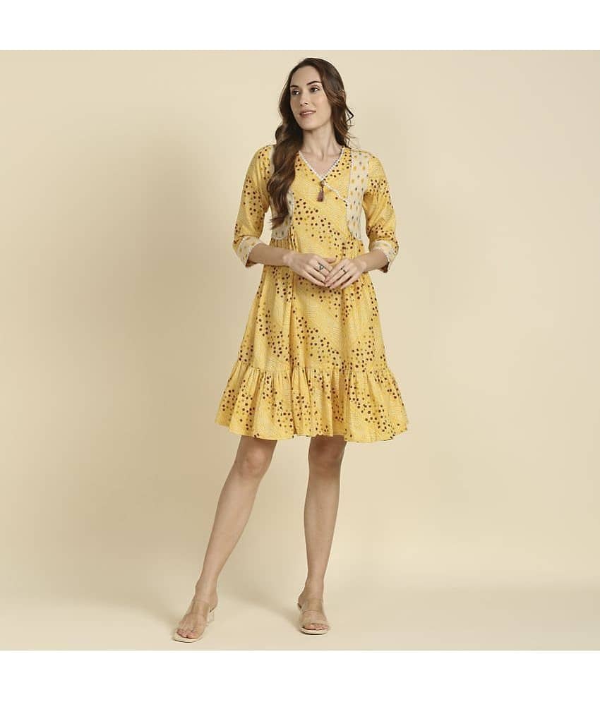 Cotton Short Kurti For Women (Pack of 1)