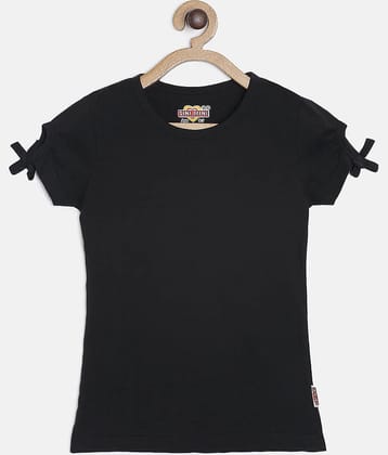 Sini Mini Pack of 1 Girls 100% Cotton T-Shirts ( Multicolor )