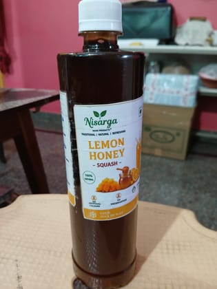 Nisarga Lemon Honey Squash (Bottle)