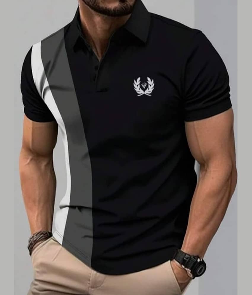 Garimaknitwear Pack of 1 Cotton Blend Regular Fit Solid Half Sleeves Men's Polo T Shirt ( Green )