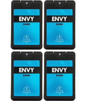 Envy Dark Pocket Perfume for Men - 18ML Each (Pack of 4)