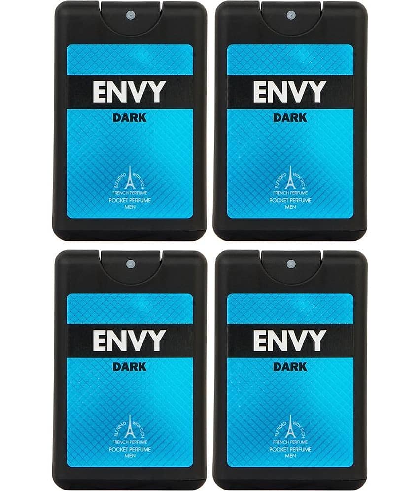 Envy Dark Pocket Perfume for Men - 18ML Each (Pack of 4)