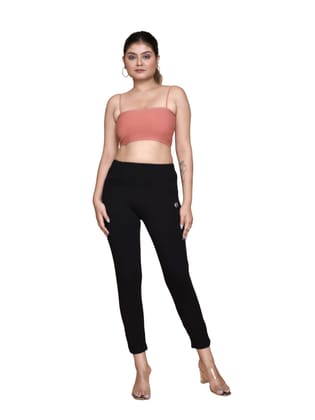 135AFR 4Cats Plus Size Royal Kurti Pants - Black