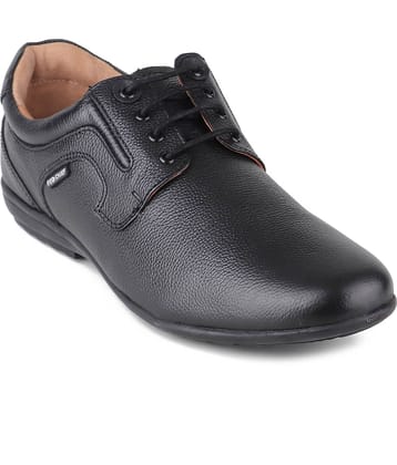 Red Chief Black Men's Derby Formal Shoes