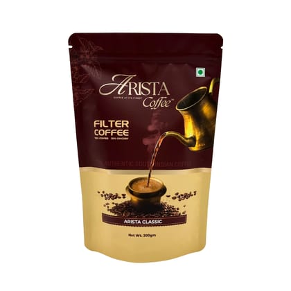 Arista Classic- Filter Coffee Powder [70:30] 200g  by GLOBAL EXPORT VENTURES