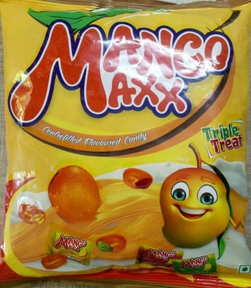 Mango Maxx Center filled with mango-flavored Candy