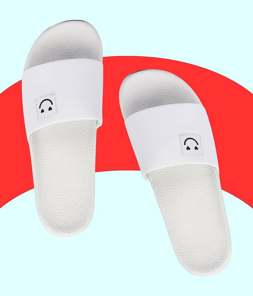 PERY PAO White Men's Slide Flip Flop