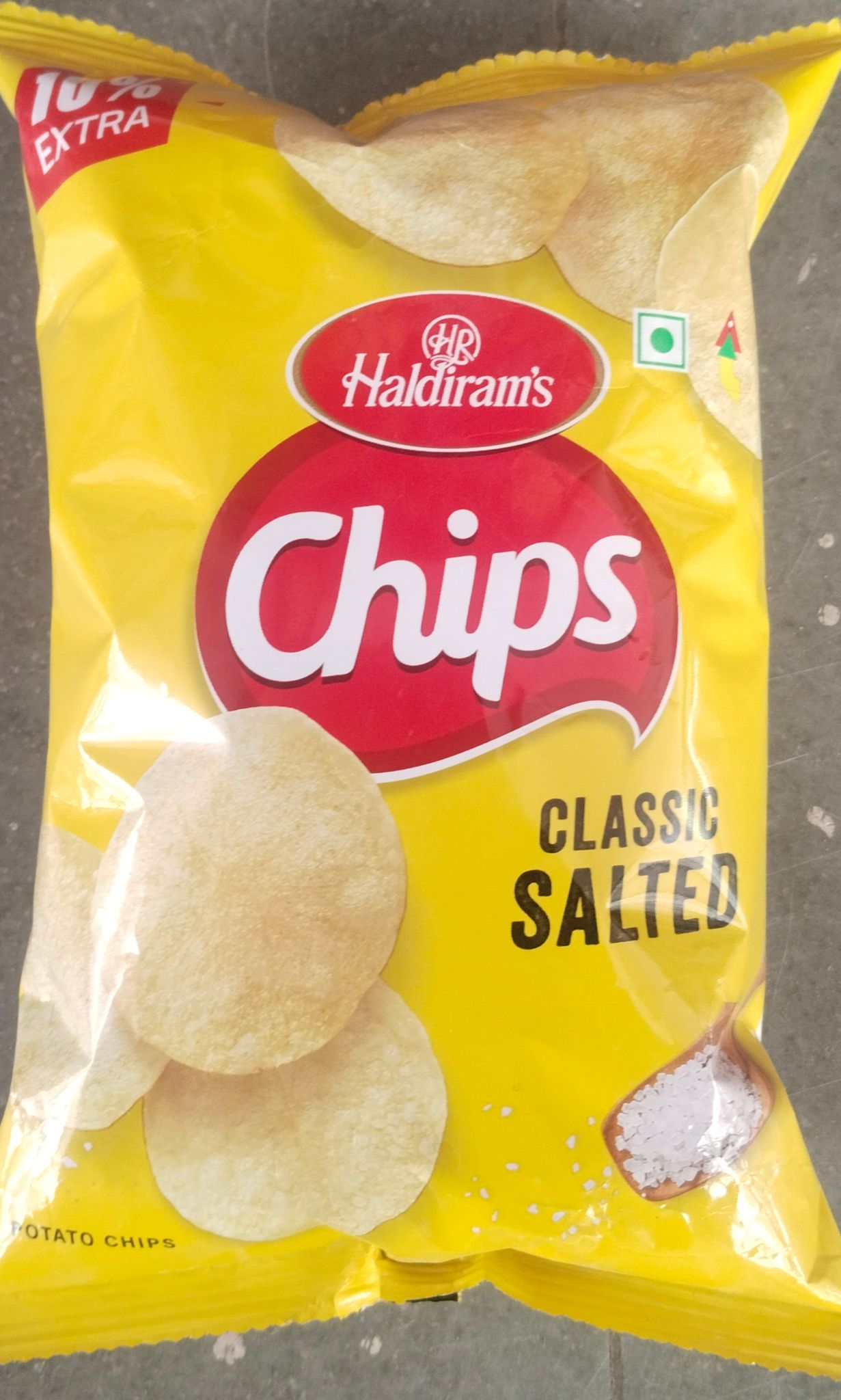 Haldirams chips classic salted 
