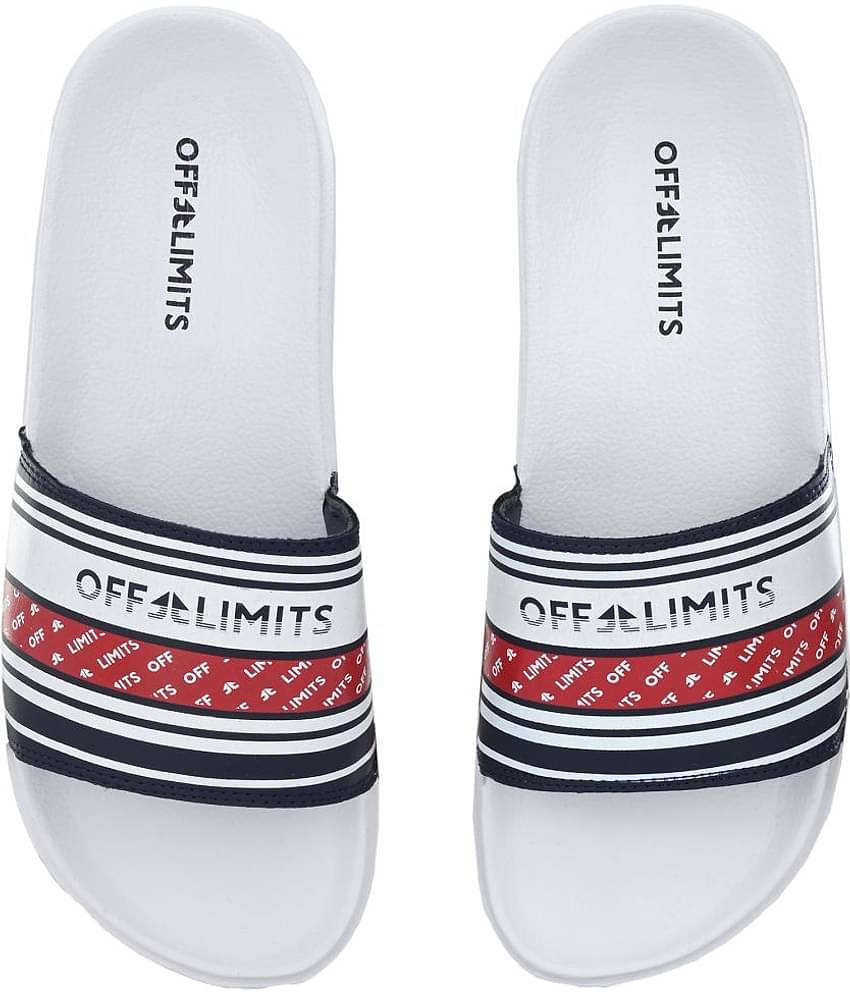 OFF LIMITS - White Men's Slide Flip Flop