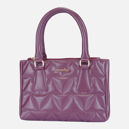 MAROON JORJE HANDBAG