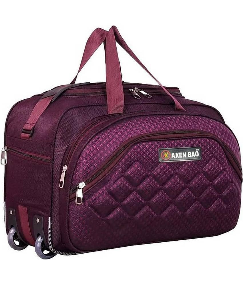 AXEN BAGS 60 Ltrs Maroon Polyester Duffle Bag