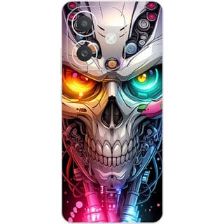 Yug Emporium Back Skin Wrap For Oppo A3x Premium Quality Full Coverage (Ghost 3D) (Back Cover Multicolor)