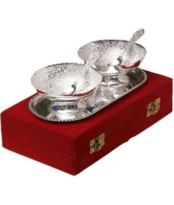Urban hemlet Beautiful Silver Bowl Set- 3 Pcs