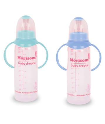 Morisons Baby Dreams - Multicolor 250 ml Feeding Bottle (Pack of 2)