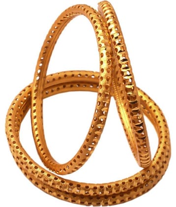 Jewar Mandi Golden Bangle Set