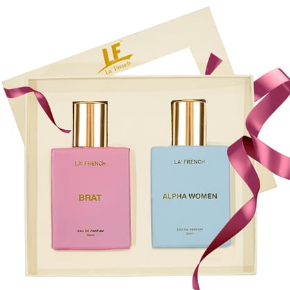 LF Brat & Alpha Women Luxury Unisex Perfume Gift Set 50ml X 2 Pcs