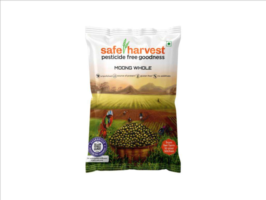 Safe Harvest Pesticide Free Moong Whole 500g