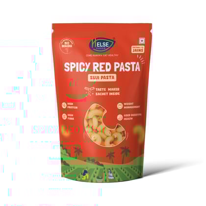 Helse Foods Suji Spicy Red Macaroni Pasta - Pack of 3, 345 gm Helse Foods Suji Spicy Red Macaroni Pasta - Pack of 3, 345 gm