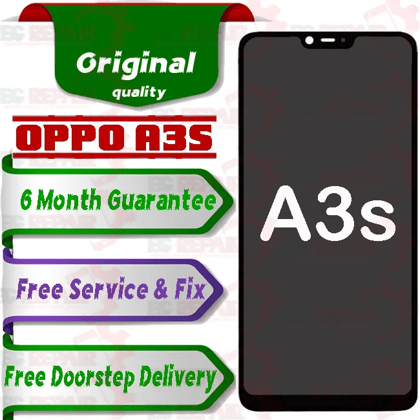 Oppo A3s Combo LCD with Touch Screen for A3s  Black