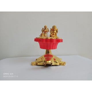 Laxmi Ganesh Sensor Diya With Tortoise