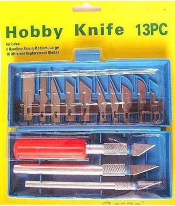 Dhan Distributors 13 Pc Hobby Craft Art Knife Blade Set