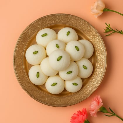 BANGLARMISTI Monibhog | Authentic Bengali Specialty Sweets | Soft & Juicy Malai-Coated Delight | 6-Piece Pack