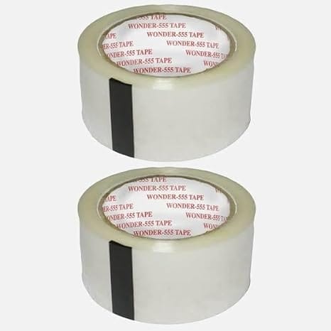 Packing Tape, 2 Pack, 2 inch Tape, 60 meter, Shipping Tape, Packaging Tape, Packing Tape Rolls, Clear Packing Tape, Moving Tape, Box Tape, Heavy Duty Tape, Packing Tape Refill, Mailing Tape Pack of 2 ( Free Delivery )