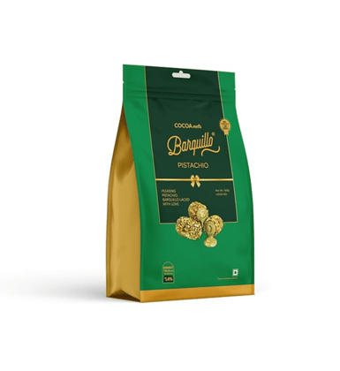 Barquillo Premium Pistachio Coated Chocolate - Imported