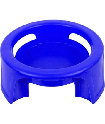 MAGICSPOON Blue Plastic Planter Stand ( Pack of 1 )