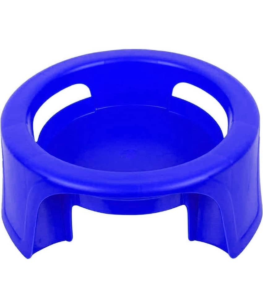 MAGICSPOON Blue Plastic Planter Stand ( Pack of 1 )