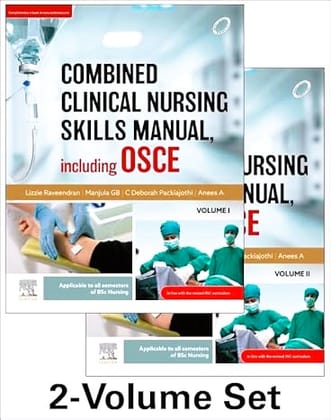 Combined Clinical Nursing Skills Manual, including OSCE, (2 Volume Set) 1ed