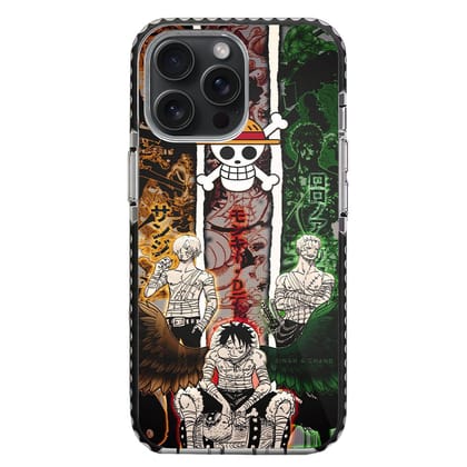 Luffy Sanji Zoro One Piece Anime iPhone 15 Pro Max Stride Phone Case-Stride