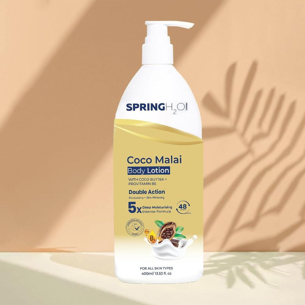 Spring H2O Coco Malai Body lotion with COCO Butter + Provitamin B5