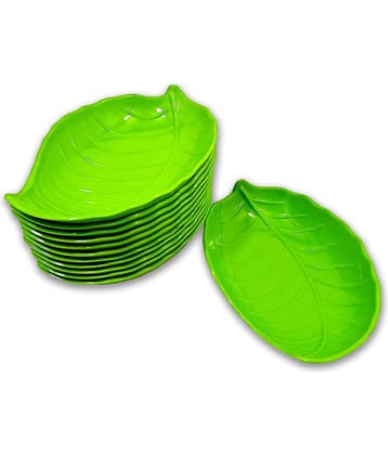 Inpro 12 Pcs Melamine Light Green Platter