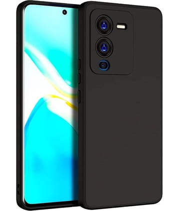 ZAMN - Plain Cases Compatible For Silicon Vivo v25 pro ( Pack of 1 )