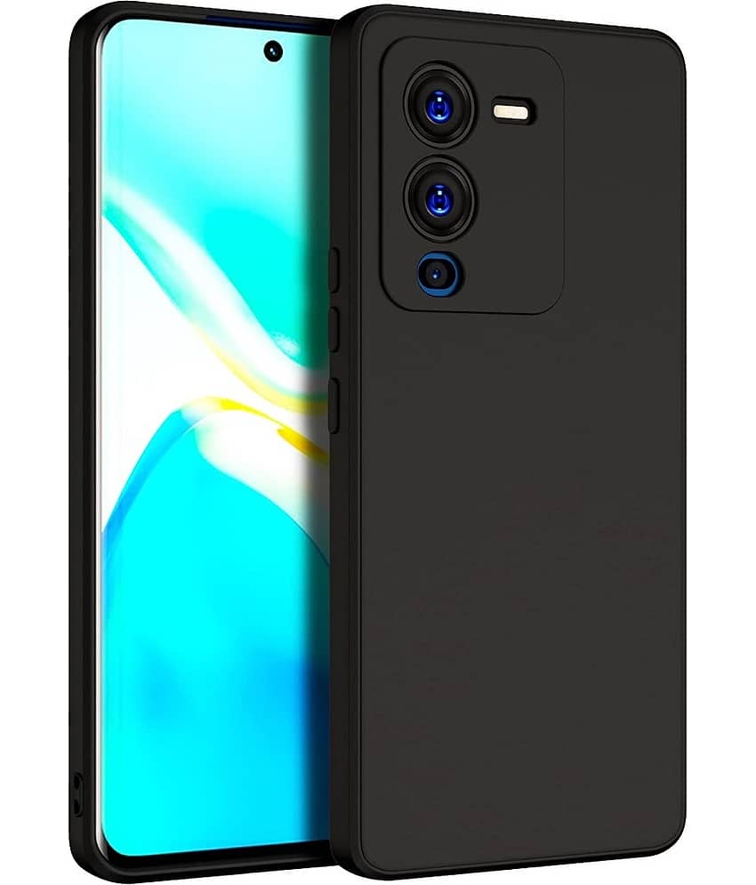 ZAMN - Plain Cases Compatible For Silicon Vivo v25 pro ( Pack of 1 )