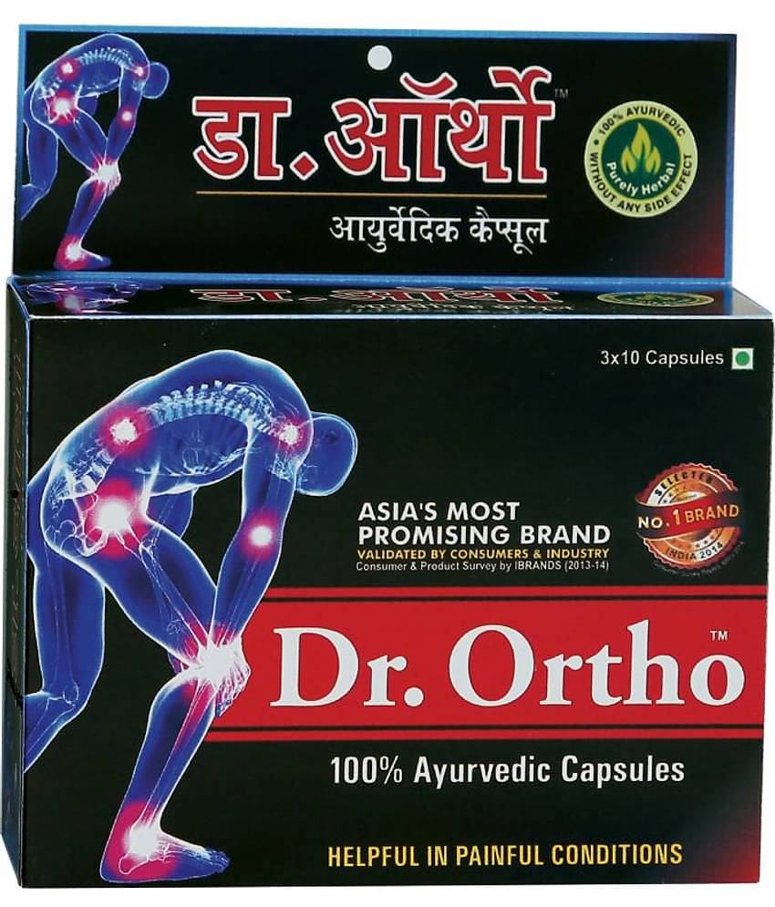 Dr Ortho Ayurvedic Capsules For Joints Pain 30Caps