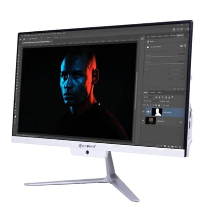 Holoware All-in-One PC (Intel Core i5 12th Gen, 8GB DDR4 RAM, 512GB NVMe SSD, 21.5 Inch Screen Size, Windows 11 Pro, Wired Keyboard & Wired Mouse, 3 Years Onsite Warranty)