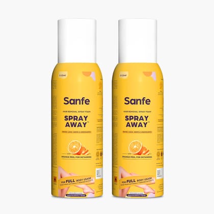 Spray Away Hair Removal Spray - 112ml - Pack of 2
