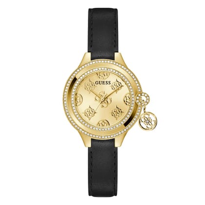 Guess Women 34 mm Gold Dial Analog Watch- GW0684L3-Gold