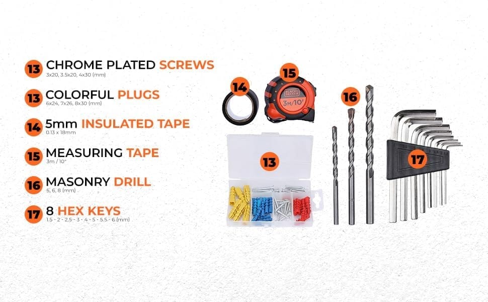Black & Decker Multi-Tool Sets 108 Pc Hand Tool Kit  BMT108C
