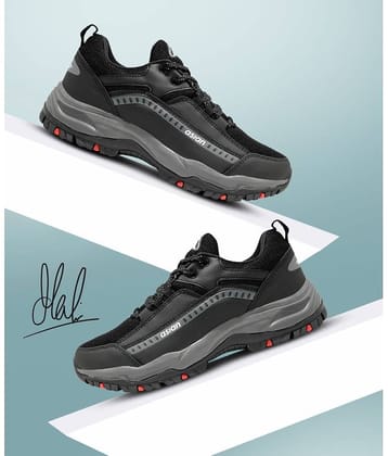 ASIAN EVEREST-01 Black Men's Sports Running Shoes